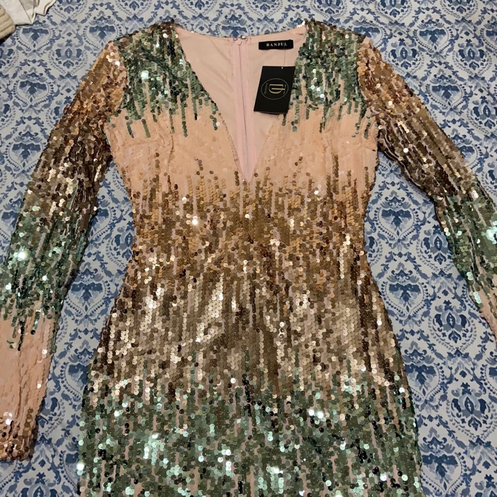 Sequence mini dress